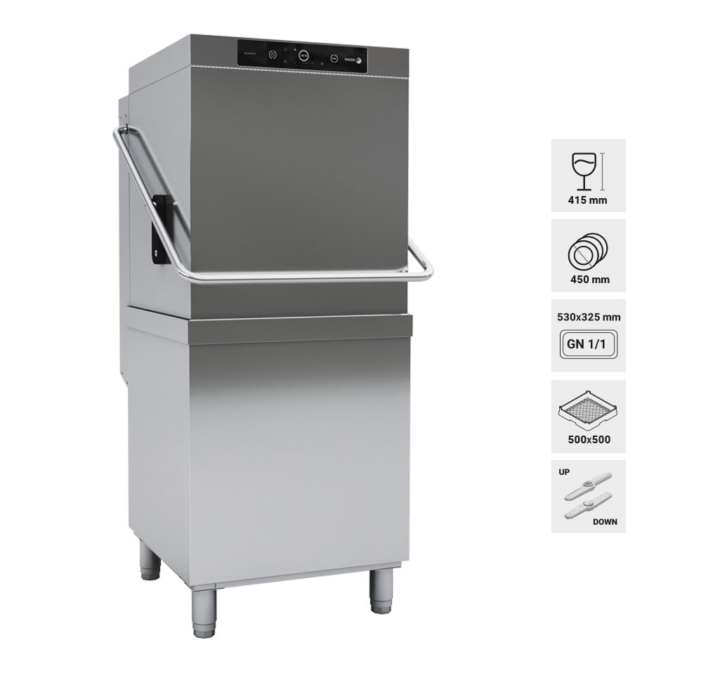 Hood-type dishwasher