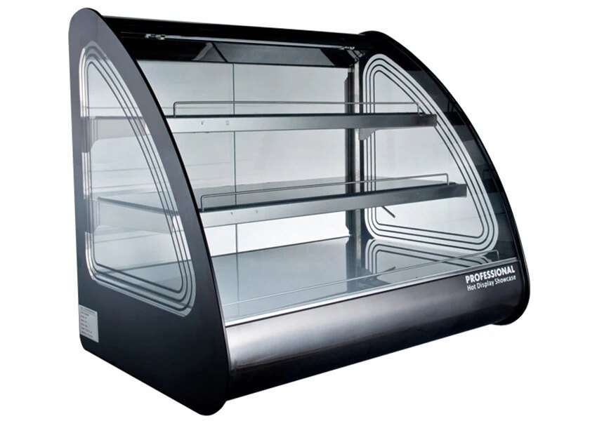 Heated display showcase